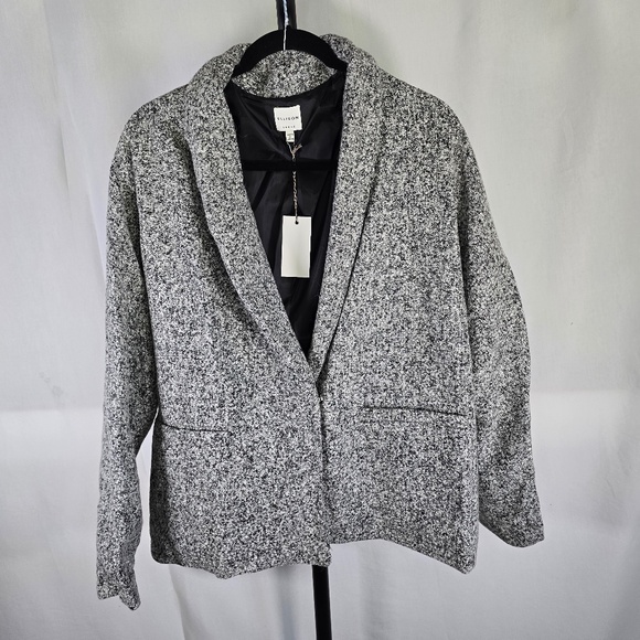 Tweed Blazer with Belt - Picture 1 of 3